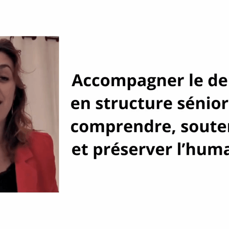 Conférence Accompagner le deuil en structure séniors